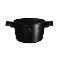 KELA Kryt na potraviny Como kovový černý 15 cm 35 cm průměr KL-11418