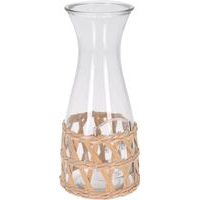 karafa 1,2L, dekorace ratan, sklo