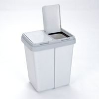 koš odp.2x23l DUO, hran., výklop, plast