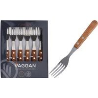 EXCELLENT HOUSEWARE Vidlička steaková sada 6 ks VAGGAN BBQ KO-404001310