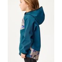 Unuo Dětská softshellová bunda s fleecem Basic, Růžová, Jednorožci