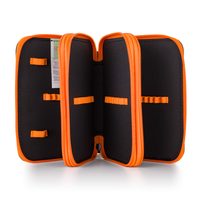 BAAGL Školní penál třípatrový Unicorn Gold