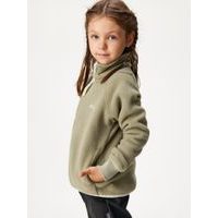 Dětská fleecová mikina Comfort, Khaki