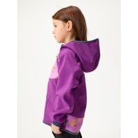 Unuo Dětská softshellová bunda s fleecem Basic, Růžová, Jednorožci