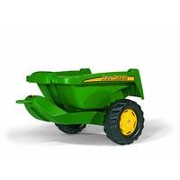 Vlečka za traktor John Deere malá zelená