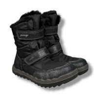 Primigi dívčí zimní boty GORE-TEX černé třpytivé