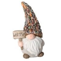 PROGARDEN Zahradní trpaslík dekorace 24 cm s cedulí Welcome KO-095752290welc