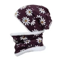 ESITO | Zimní čepice Teddy fleece double Olive - olivová / 34