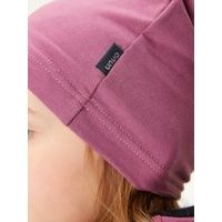 Unuo Dětská čepice z teplákoviny Basic, Lila