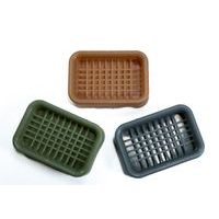 mýdlenka obd.12,5x8,55cm s miskou, 4barvy, plast