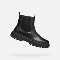 Černá dámská kotníková obuv Geox Lamidie + Grip ABX