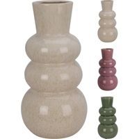 EXCELLENT HOUSEWARE Váza 3 bubliny 25 cm šedobílá KO-095241200sebi