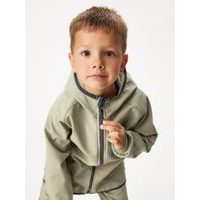 Dětská softshellová bunda s fleecem Basic, Khaki