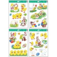 dekorace okenní VELIKONOCE 33,5x25,5cm, fólie