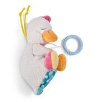 NICI NICI MFN plyš Husa Gilli spící na zavěšení s hracím strojkem,20cm