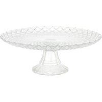 podnos d x cm, na noze, sklo