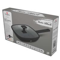 MASTERPRO Pánev grilovací s nepřilnavým povrchem SMART 28x28 cm stříbrná BGEU-3771