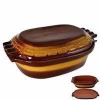 hrnec 6,0l římský glazovaná keramika 41x27cm