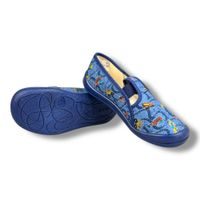 Chlapecká BAREFOOT domácí obuv Befado Softer - Oči
