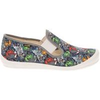 Domácí, letní obuv Befado 628P021 - modrá, hasiči