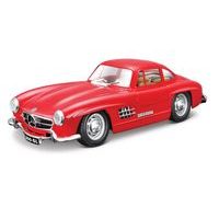 Bburago Bburago - Auta HOBBY, Mercedes-Benz 300 SL (1954), červená, 1:24