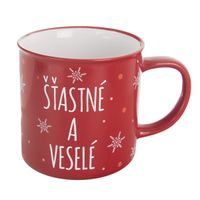 Hrnek ker. VLOČKA Šťastné a veselé 0,51 l