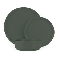 BERLINGERHAUS Jídelní sada talířů 18 ks Matte Green Collection LP-BH-261