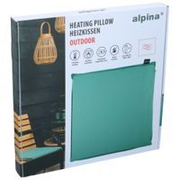 ALPINA Elektrický vyhřívaný podsedák venkovní USB 45 x 45 cm zelená ED-244062