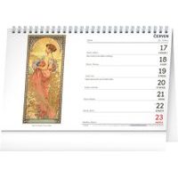 Stolní kalendář s extra velkým kalendáriem Josef Lada 2024, 30 × 21 cm