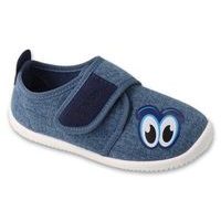 Chlapecká BAREFOOT domácí obuv Befado Softer - Oči