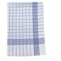 utěrka 10ks 70x50cm-KÁRO modré, AROME HOME, kuch., bavlna