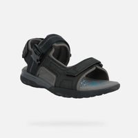 Khaki pánské sandály Geox Terreno + Grip