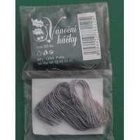 háček-50ks-dlouhý železný vánoční /50/