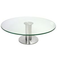 HIT Podnos na dort skleněný / etažér 30 cm HT-22170687