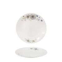 Cegeco TALÍŘ JÍDELNÍ AMELIA 26 CM, OPÁLOVÉ SKLO