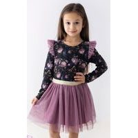 Dívčí TUTU sukýnka Lily Grey lila