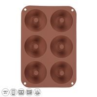 O Forma silikon donuty 6 hnědá