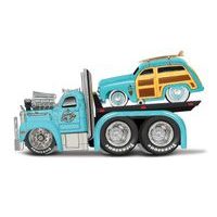 Maisto Maisto - Muscle Transports - 1953 MACK B-61 Flatbed 1950 Ford Woody, 1:64