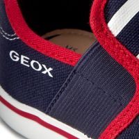 Plátěné boty GEOX Kiwi navy/white