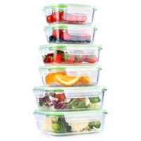 ALPINA Dóza na potraviny skleněná svíčkem sada 12 ks ED-226767