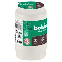 Bolsius NÁPLŇ DO HŘBITOVNÍ SVÍČKY BÍLÁ 2,5DNE HOŘENÍ 9,6CM