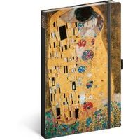 Notes Gustav Klimt linkovaný, 13 × 21 cm Baagl