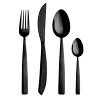 Jídelní příbory BLACK Luxure 24 dílů