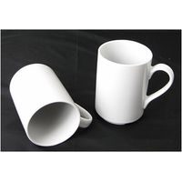 hrnek 290ml MONA TONDA bílý porc., stoh.