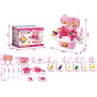 Mini kuchyňka růžová