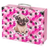 BAAGL Skládací školní kufřík Tlapky s kováním