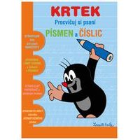 Stíratelný sešit "Procvičuj si písmena a číslice" + stíratelný popisovač - Krtek 2