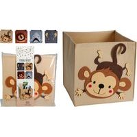 box 27,0l, 30x30x30cm, 4druhy, dětský, skládací, textil