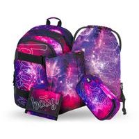 BAAGL 5 SET Skate Galaxy: batoh, penál, sáček, desky, peněženka