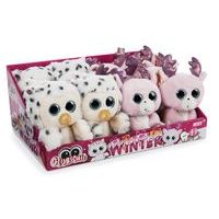 NICI NICI Glubschis DISPLAY plyš Sob Rosani a Sova Ulula 15cm, 12ks á 2 druhy, GREEN